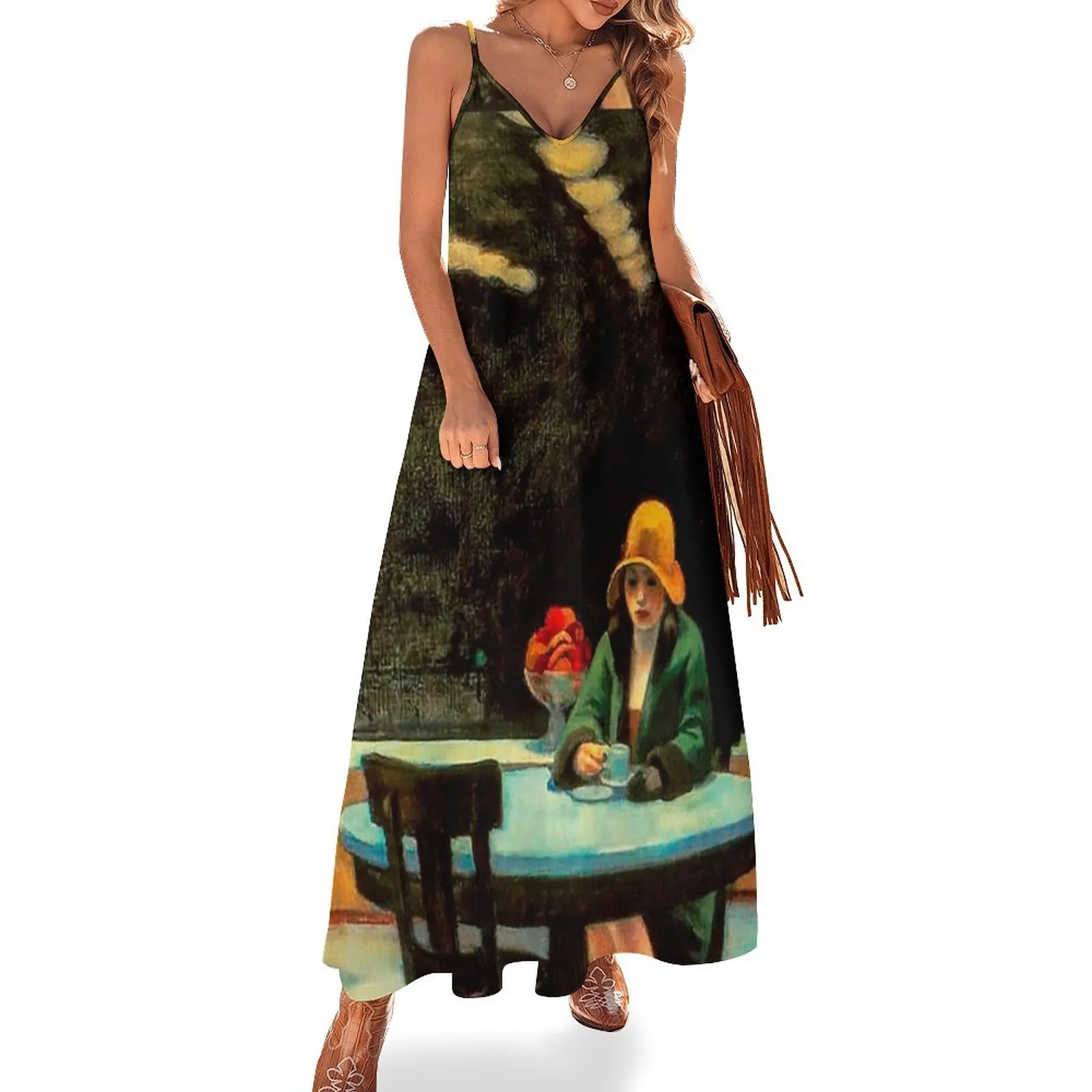 New Automat by Edward Hopper Sleeveless Dress Women's summer dresses Women's summer long dress elegant dresses plus sizes
New Automat by Edward Hopper Sleeveless Dress Women's summer dresses Women's summer long dress elegant dresses plus sizes