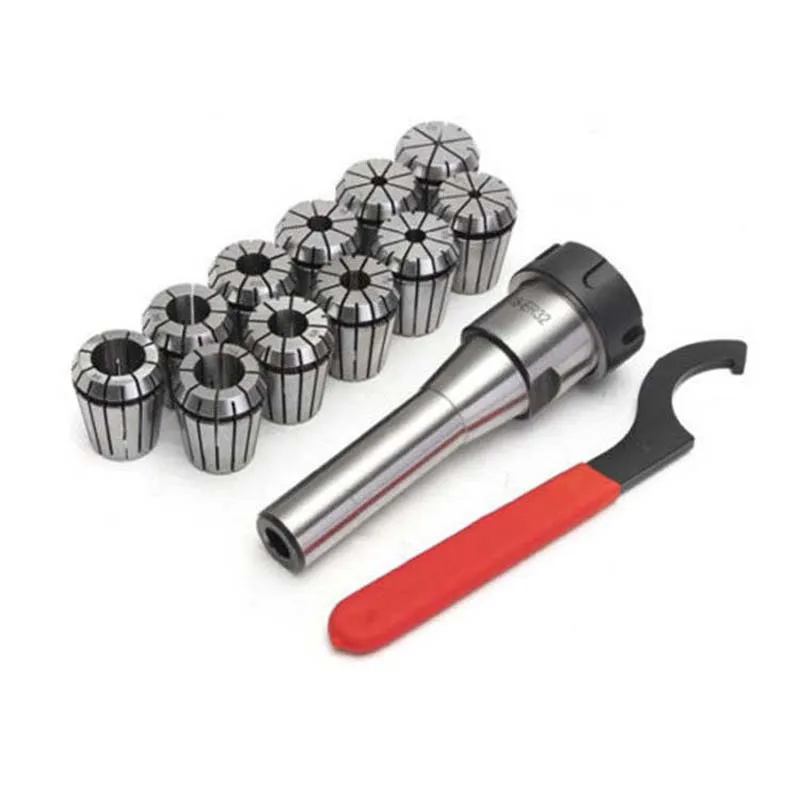 R8-ER32-11pcs Set R8-ER32 Inch Milling Cutter Holder R8 Milling Cutter Holder ER32 Inch Cylinder Collet Chuck
R8-ER32-11pcs Set R8-ER32 Inch Milling Cutter Holder R8 Milling Cutter Holder ER32 Inch Cylinder Collet Chuck