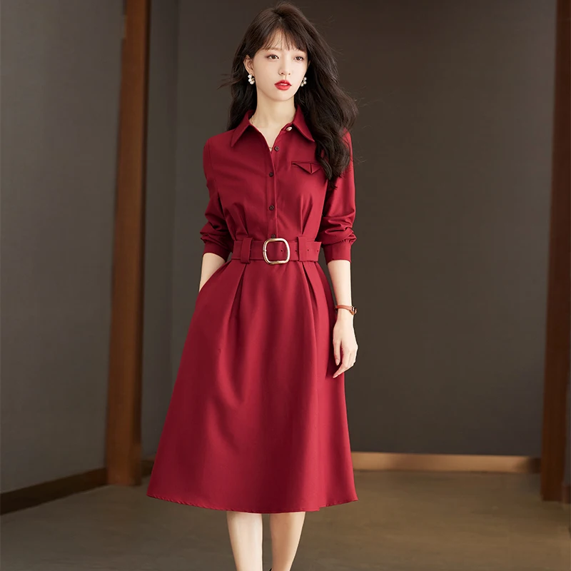 2023 Summer New Dress Advanced Sense Light Luxury Temperament Button Grace Waist Retraction Appear Thin Frenulum Free Shipping
2023 Summer New Dress Advanced Sense Light Luxury Temperament Button Grace Waist Retraction Appear Thin Frenulum Free Shipping