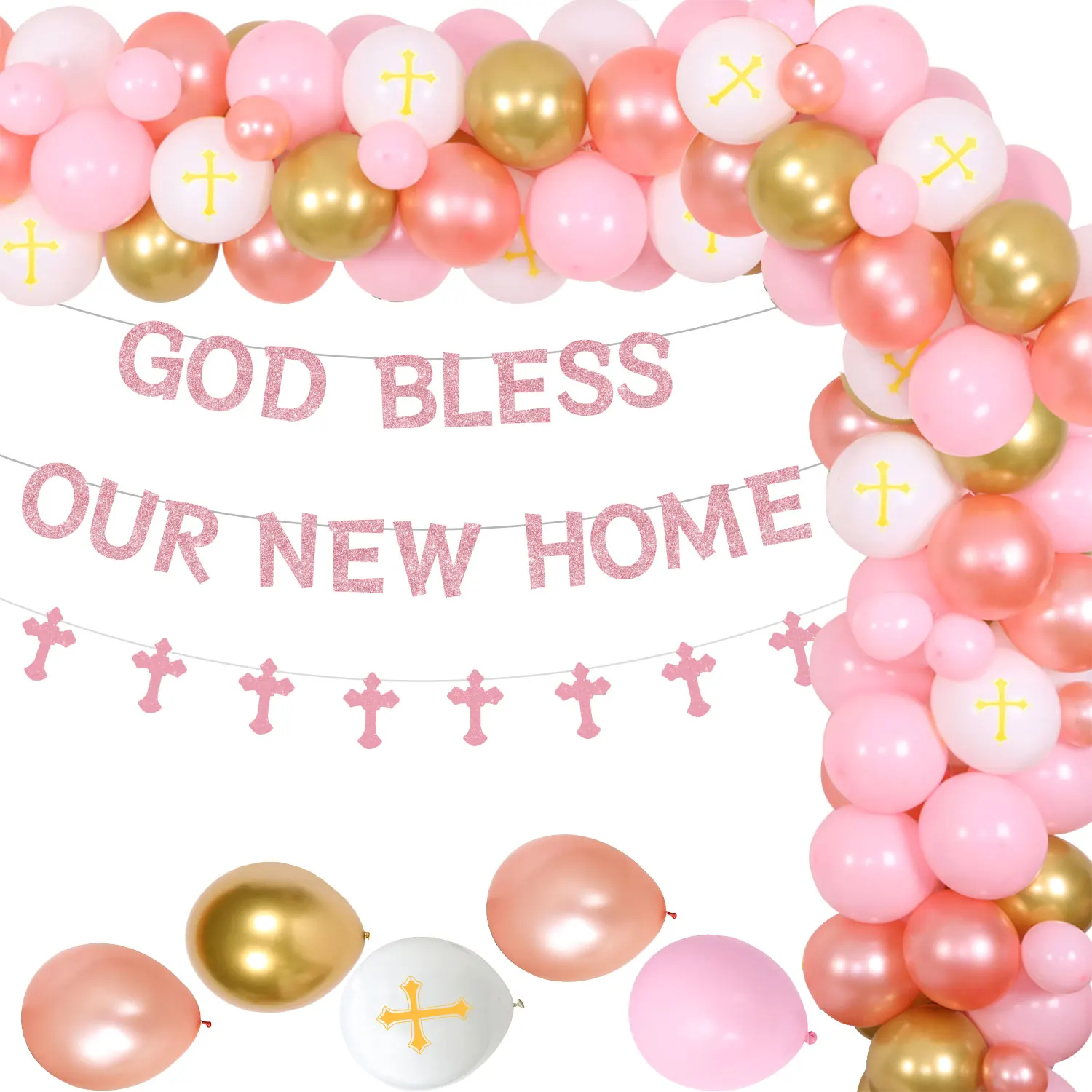 God Bless Our New Home Theme Party Decoration Garland Arch Kit for God Bless Our New Home Family Party New Year
God Bless Our New Home Theme Party Decoration Garland Arch Kit for God Bless Our New Home Family Party New Year