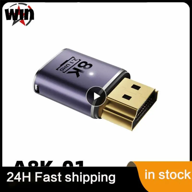 Адаптер для кабеля 2,1, совместимый с HDMI, 1 шт., угол 90 градусов, 2 шт., переходники «Папа-мама», удлинитель кабеля
Адаптер для кабеля 2,1, совместимый с HDMI, 1 шт., угол 90 градусов, 2 шт., переходники «Папа-мама», удлинитель кабеля