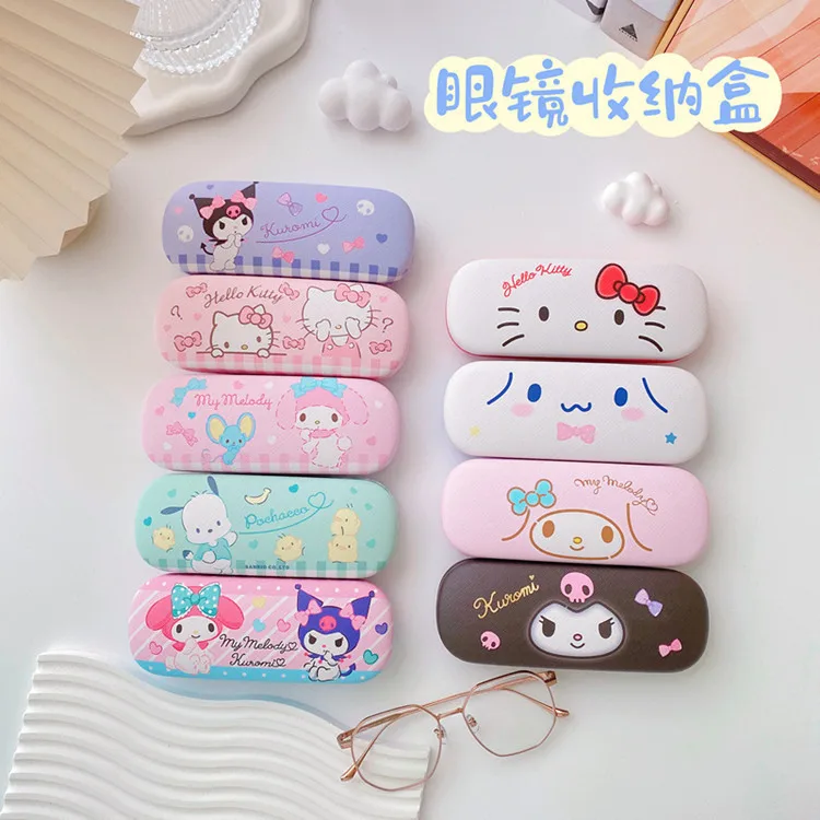 Sanrio Hello Kitty Glasses Case Kuromi Cinnamoroll Kawaii Portable Anti Extrusion Sunglasses Storage Box Anime Kids Girls Gift
Sanrio Hello Kitty Glasses Case Kuromi Cinnamoroll Kawaii Portable Anti Extrusion Sunglasses Storage Box Anime Kids Girls Gift