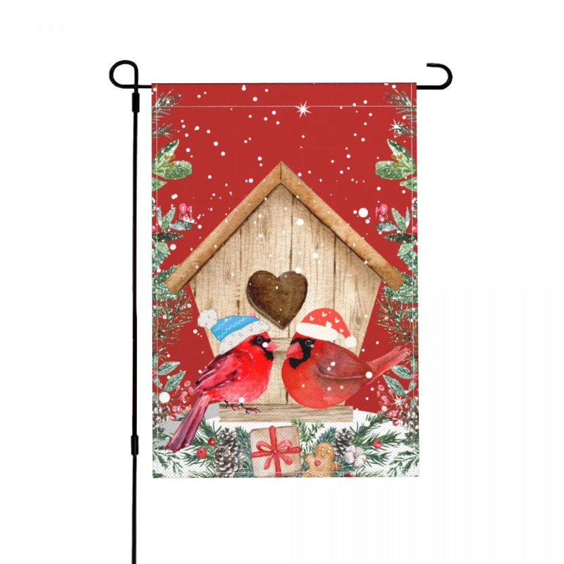 Garden Flag Christmas Birdhouse Winter Outside Linen Decoration Banner Decor Floral 31 x 46CM(12in X 18in)
Garden Flag Christmas Birdhouse Winter Outside Linen Decoration Banner Decor Floral 31 x 46CM(12in X 18in)