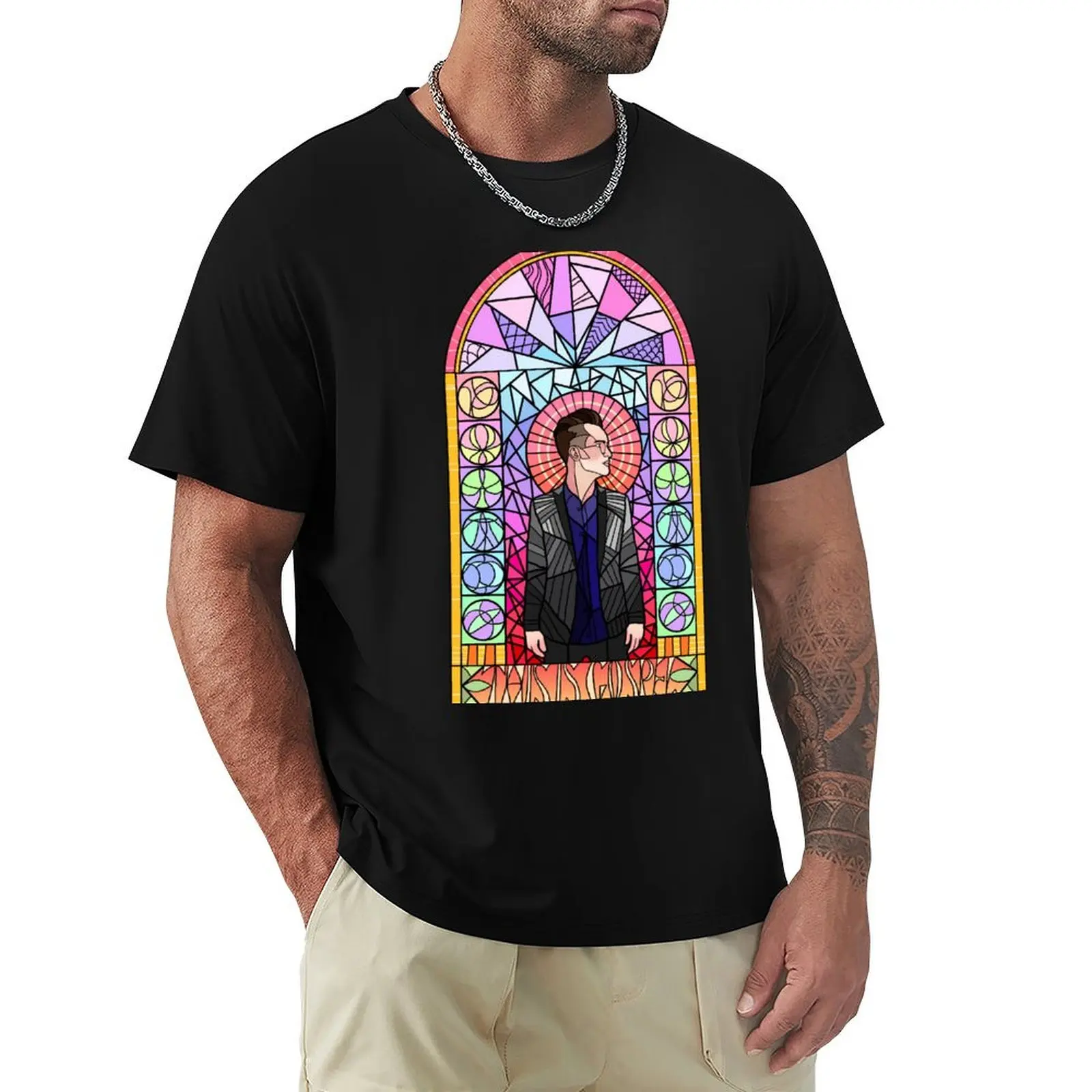 This is Gospel Stain Glass T-shirt plus sizes anime clothes summer tops workout shirts for men
This is Gospel Stain Glass T-shirt plus sizes anime clothes summer tops workout shirts for men