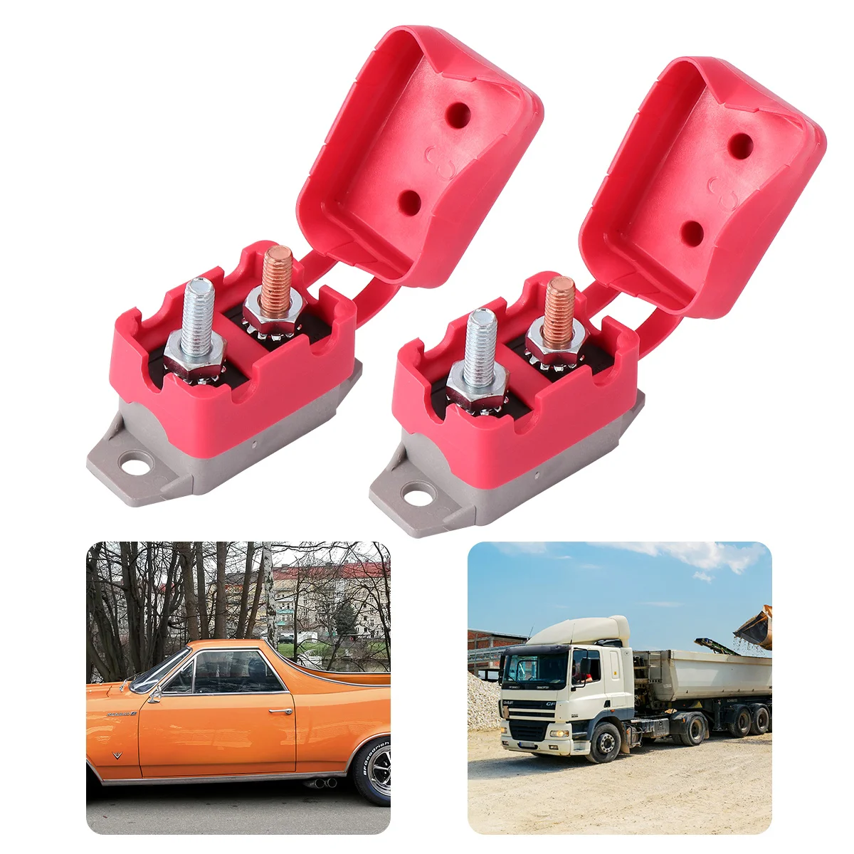 2 Pcs Vehicle Circuit Breaker Automatic Reset for Open Self Chargers Red Car
2 Pcs Vehicle Circuit Breaker Automatic Reset for Open Self Chargers Red Car