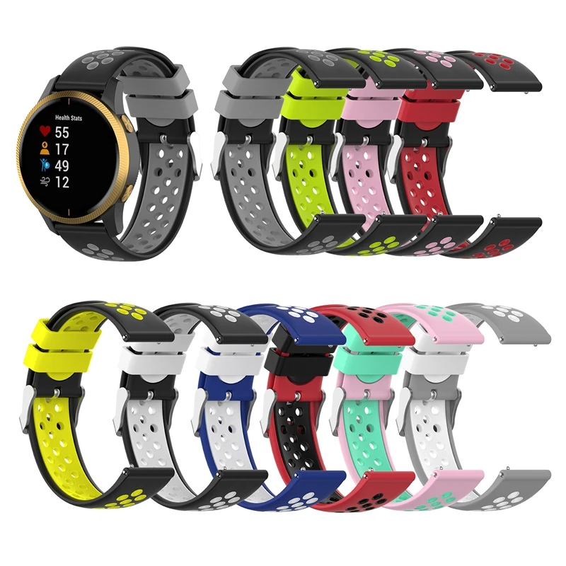 Nice 18 20 22mm Silicone Wrist Band Strap For Garmin Venu Watch Strap For Garmin Vivoactive 4S Vivoactive 4 Smart Watchband
Nice 18 20 22mm Silicone Wrist Band Strap For Garmin Venu Watch Strap For Garmin Vivoactive 4S Vivoactive 4 Smart Watchband