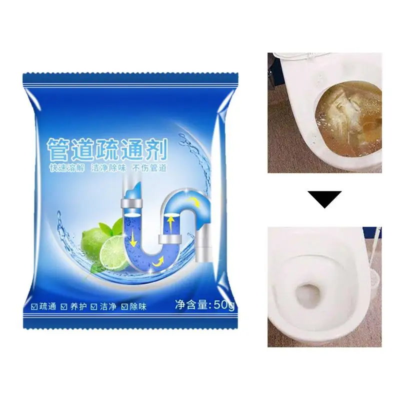 Powerful Pipe Cleaner Eliminate Odors Sink Cleaner Rapid Blister Dredging Powder For Kitchen Sink Wash Basin Toilet Drain
Powerful Pipe Cleaner Eliminate Odors Sink Cleaner Rapid Blister Dredging Powder For Kitchen Sink Wash Basin Toilet Drain