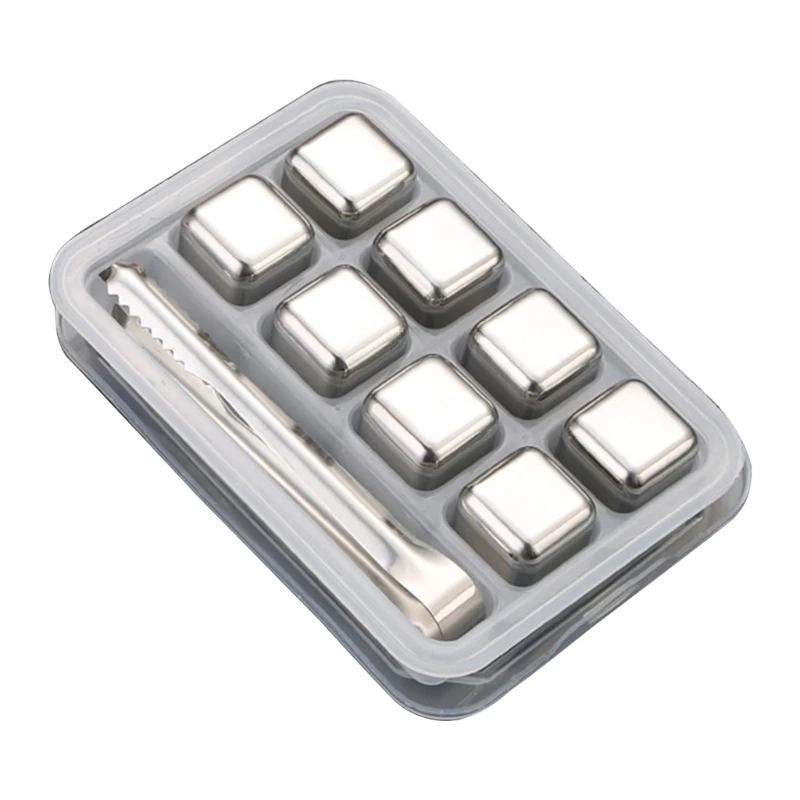Ice Cubes Stones Reusable Stainless Steel Stones Chilling Stones for Your Favorite Beverage Juice Water DropShip
Ice Cubes Stones Reusable Stainless Steel Stones Chilling Stones for Your Favorite Beverage Juice Water DropShip