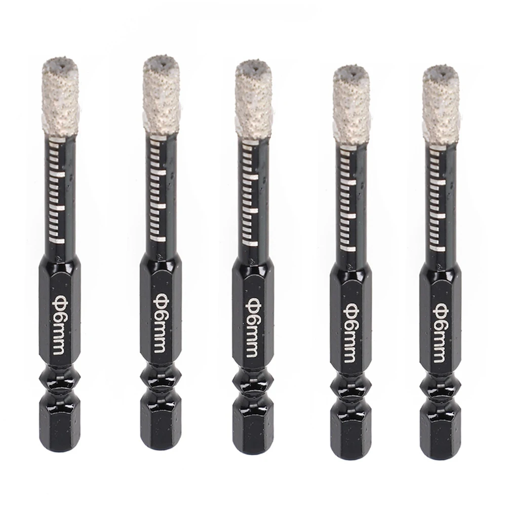 Вакуумные Паяные сверла 5 шт. Accum, Паяные черные бетонные сухие сверла, стеклянные твердые пластиковые алмазные сухие сверла 
Вакуумные Паяные сверла 5 шт. Accum, Паяные черные бетонные сухие сверла, стеклянные твердые пластиковые алмазные сухие сверла