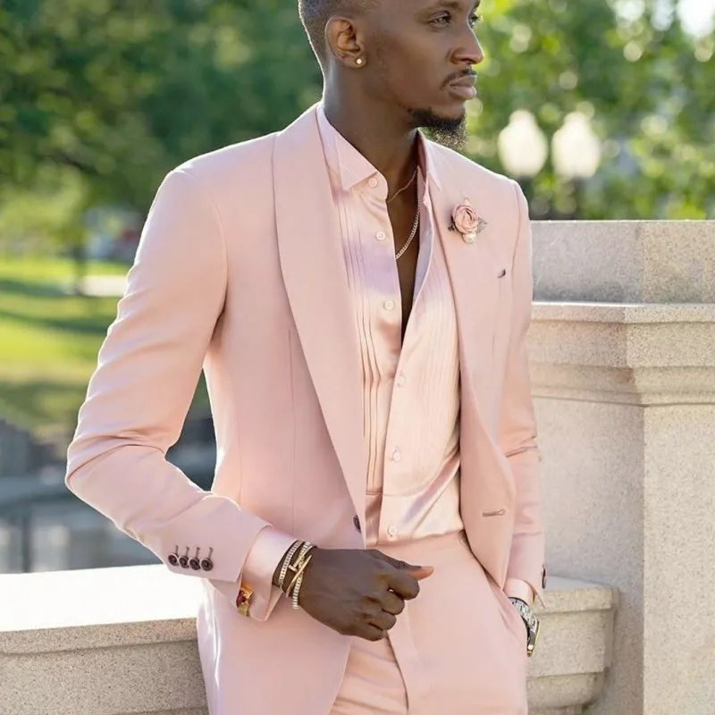 Men's Suits 2 Pieces For Business And Leisure Suitable For Banquets Weddings Groom And Best Man Set Jacket With Pants
Men's Suits 2 Pieces For Business And Leisure Suitable For Banquets Weddings Groom And Best Man Set Jacket With Pants