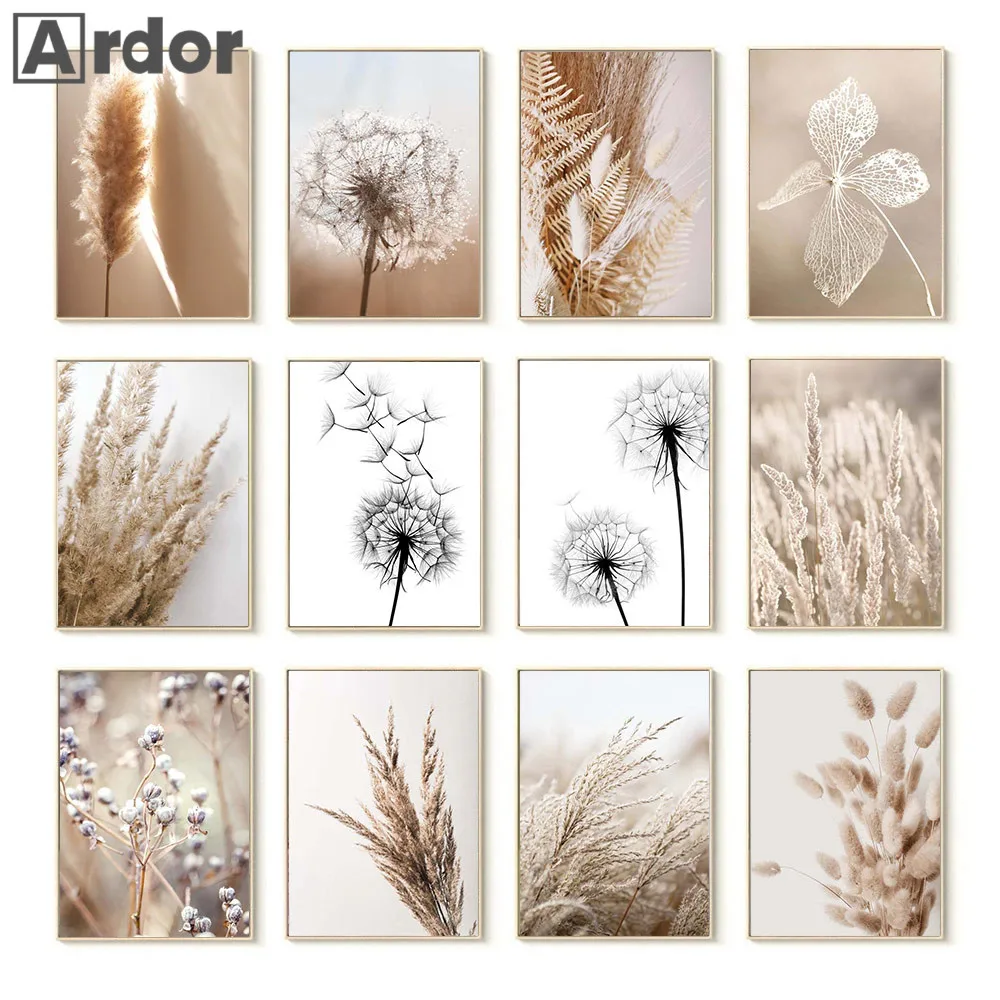 Hay Plant Flower Reed Canvas Art Painting Beige Grass Dandelion Wall Poster Natural Print Nordic Wall Pictures Living Room Decor
Hay Plant Flower Reed Canvas Art Painting Beige Grass Dandelion Wall Poster Natural Print Nordic Wall Pictures Living Room Decor