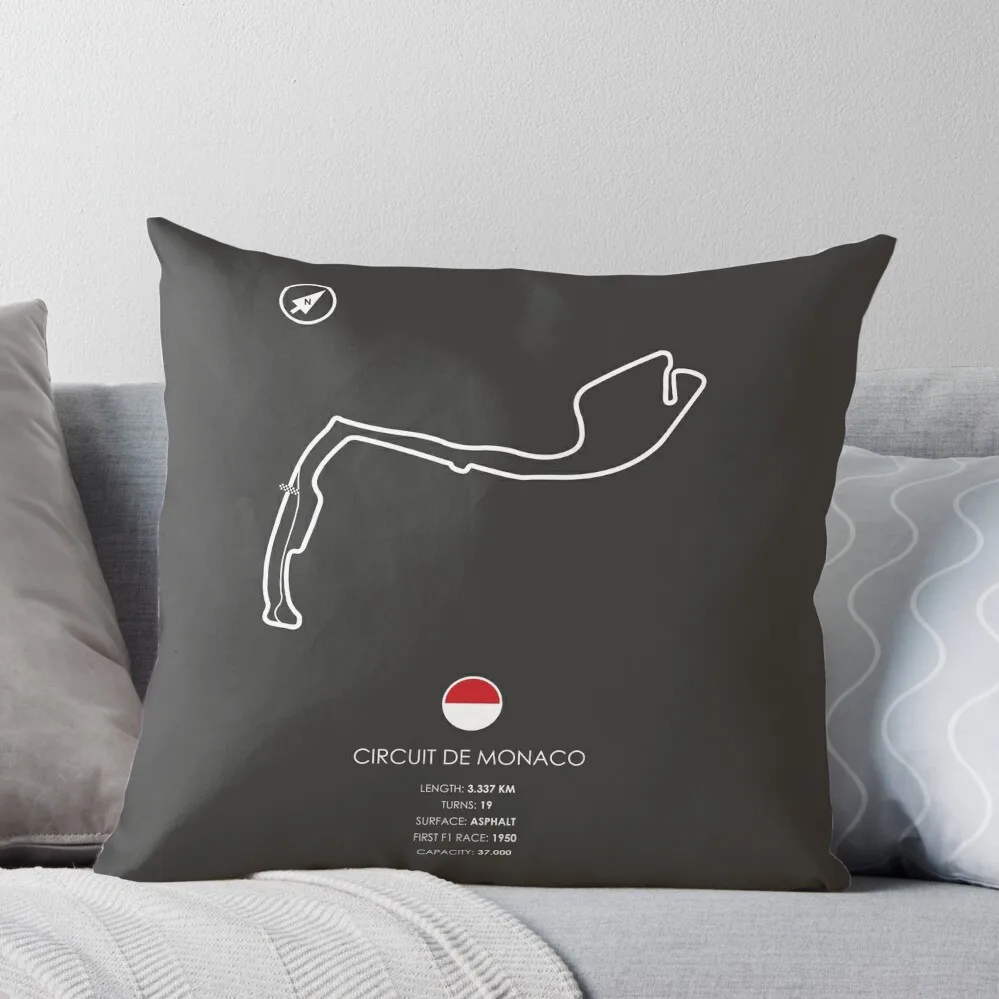 

Circuit De Monaco Throw Pillow Custom Cushion Photo Couch Pillows Pillowcases For Pillows