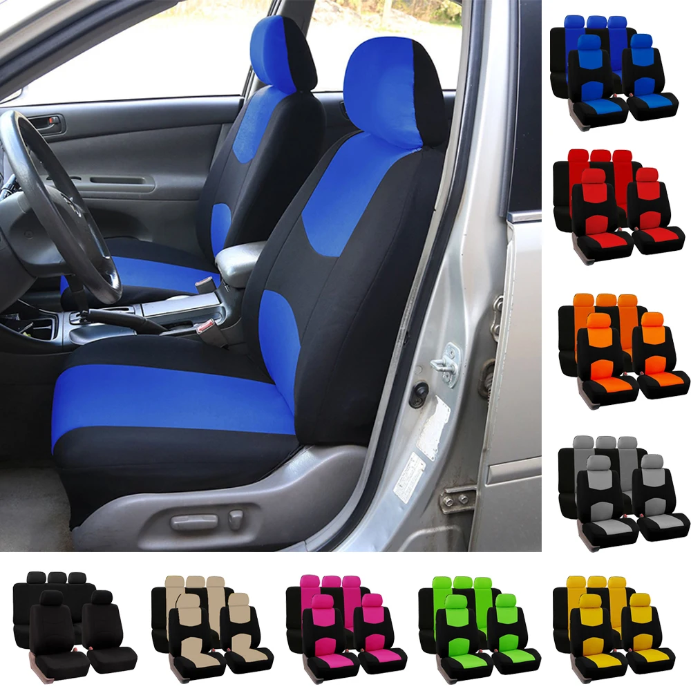 

Fabric Car Seat Covers For JEEP Wrangler Sahara Commander Cherokee Compass Renegade Grand Cherokee WK Auto Protector Cover NEW