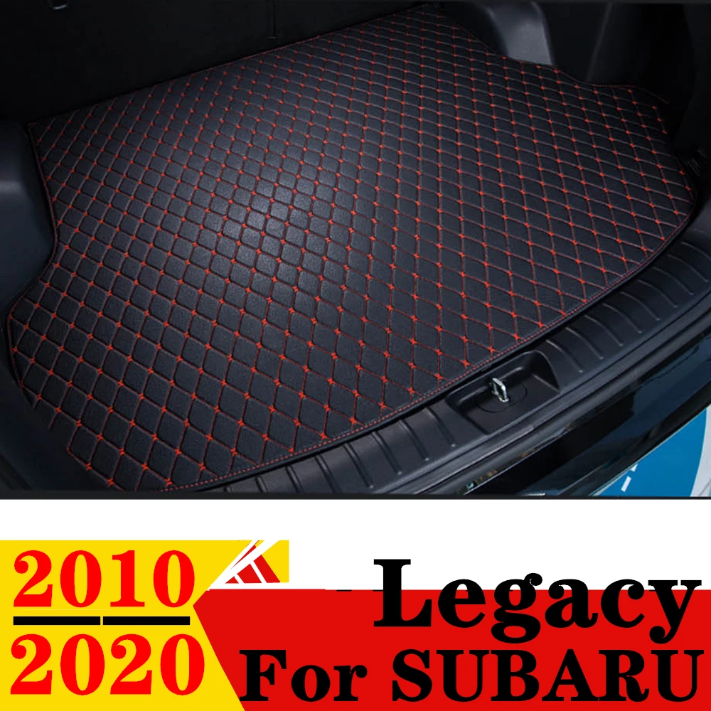 

Коврик для багажника автомобиля для SUBARU Legacy 2010-20, для любой погоды, XPE, плоский, боковой, задний, грузовой, коврик, подкладка, автомобильные задние части, багажник