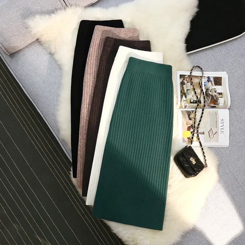 2023 New Knitted Wool Bag Hip Skirt High Waist Thin Solid Color Straight Half-length One-step Skirt Autumn and Winter
2023 New Knitted Wool Bag Hip Skirt High Waist Thin Solid Color Straight Half-length One-step Skirt Autumn and Winter