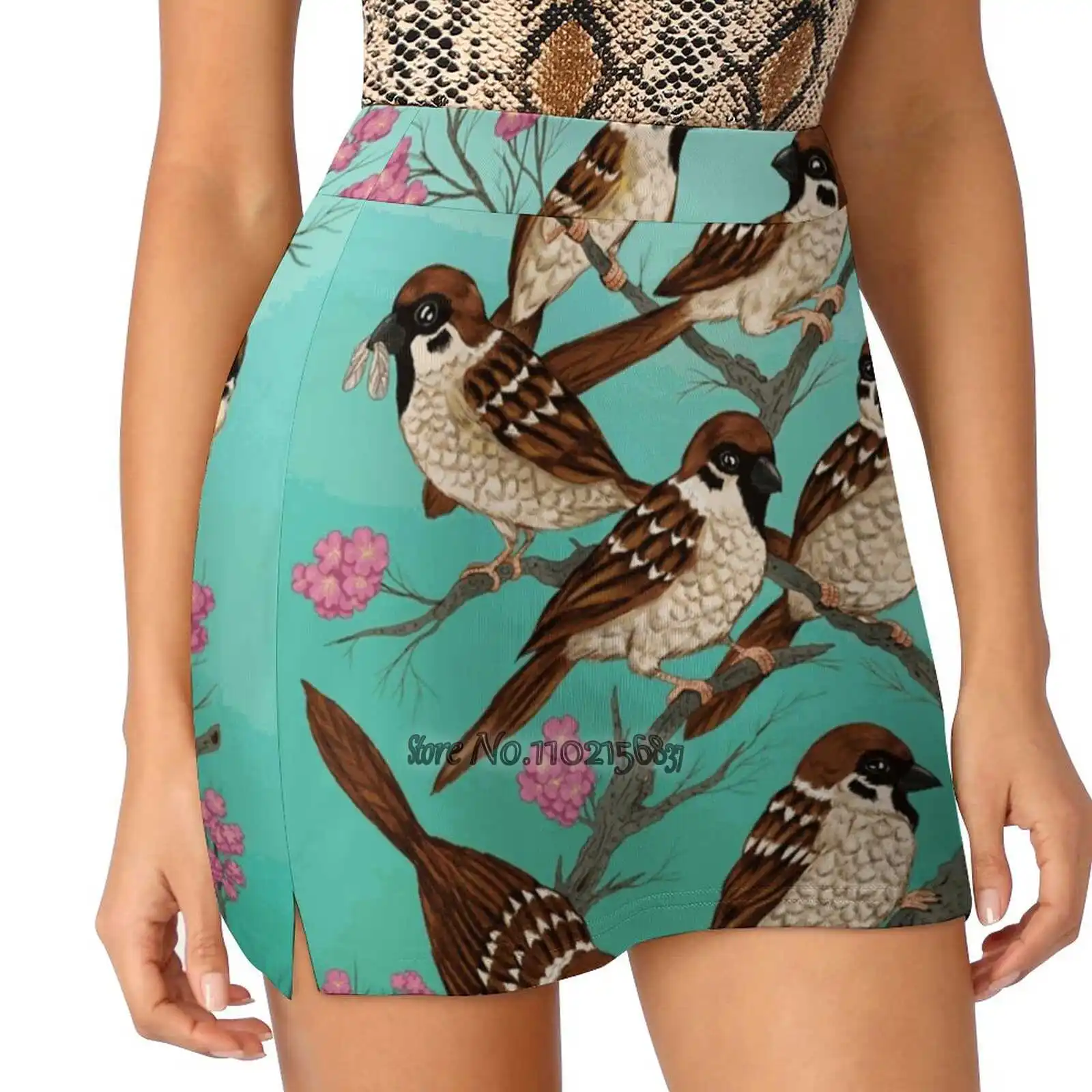 Sakura Sparrows Fake Two-Piece Hakama Skirt Women Pencil Skirts Workout Sports Mini Skirt Rabbittownart Firerabbit Martatesoro
Sakura Sparrows Fake Two-Piece Hakama Skirt Women Pencil Skirts Workout Sports Mini Skirt Rabbittownart Firerabbit Martatesoro