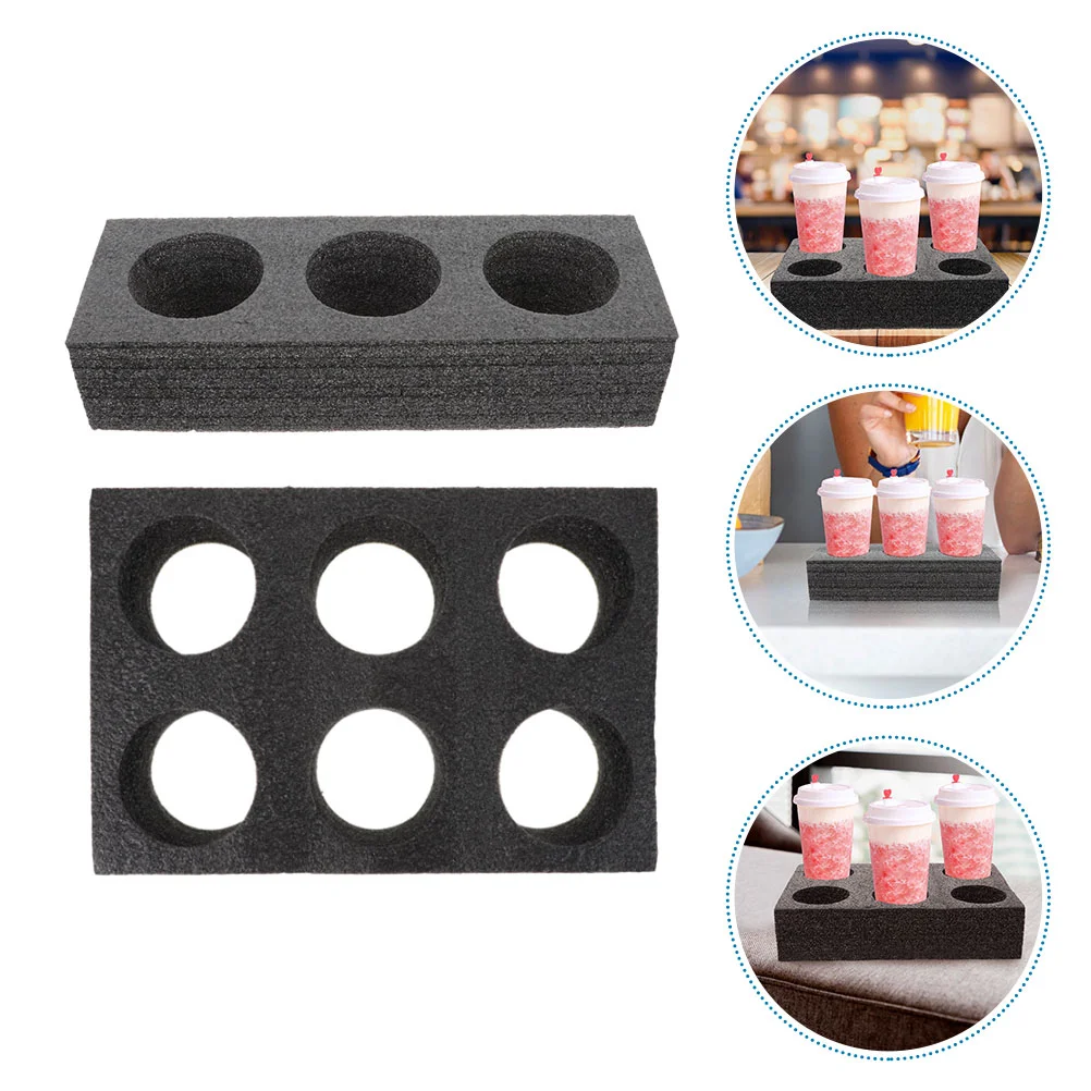 

Multi Holes Cup Holder Foam Cup Carrier Tray Espresso Cup Takeout Cup Tray Beverage Packing Tool