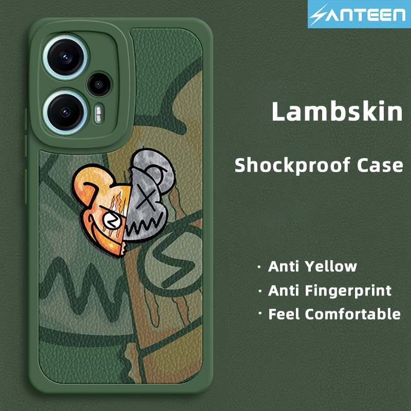 Anteen for Xiaomi Poco X2 X3 X4 X5 M3 M4 Pro GT NFC Case Trendy Leather Shell Camera Protective Soft Cover For Xiaomi Poco X5
Anteen for Xiaomi Poco X2 X3 X4 X5 M3 M4 Pro GT NFC Case Trendy Leather Shell Camera Protective Soft Cover For Xiaomi Poco X5