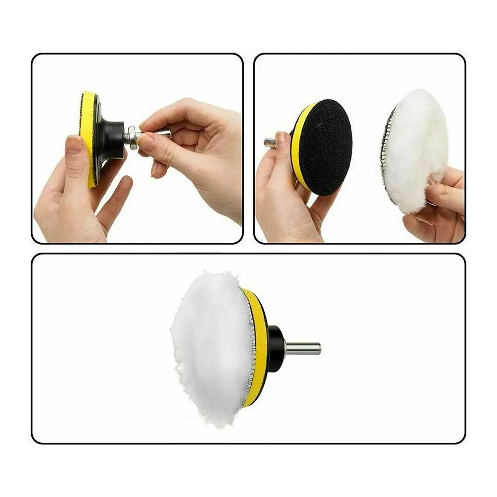 Polishing Plate Polishing Pads High Quality 80mm Diameter Replacement Wool Waxing Buffing Car Buffer Plate 15g/pcs
Polishing Plate Polishing Pads High Quality 80mm Diameter Replacement Wool Waxing Buffing Car Buffer Plate 15g/pcs