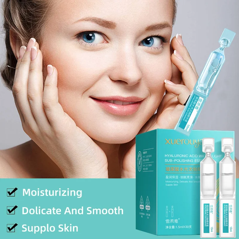 HYALURONIC ACID WATER LIGHTSUB-POLISHING ESSENCE for Face Serum Acne Treatment Moisturizing Shrink Pores Serum Facial Skin Care
HYALURONIC ACID WATER LIGHTSUB-POLISHING ESSENCE for Face Serum Acne Treatment Moisturizing Shrink Pores Serum Facial Skin Care