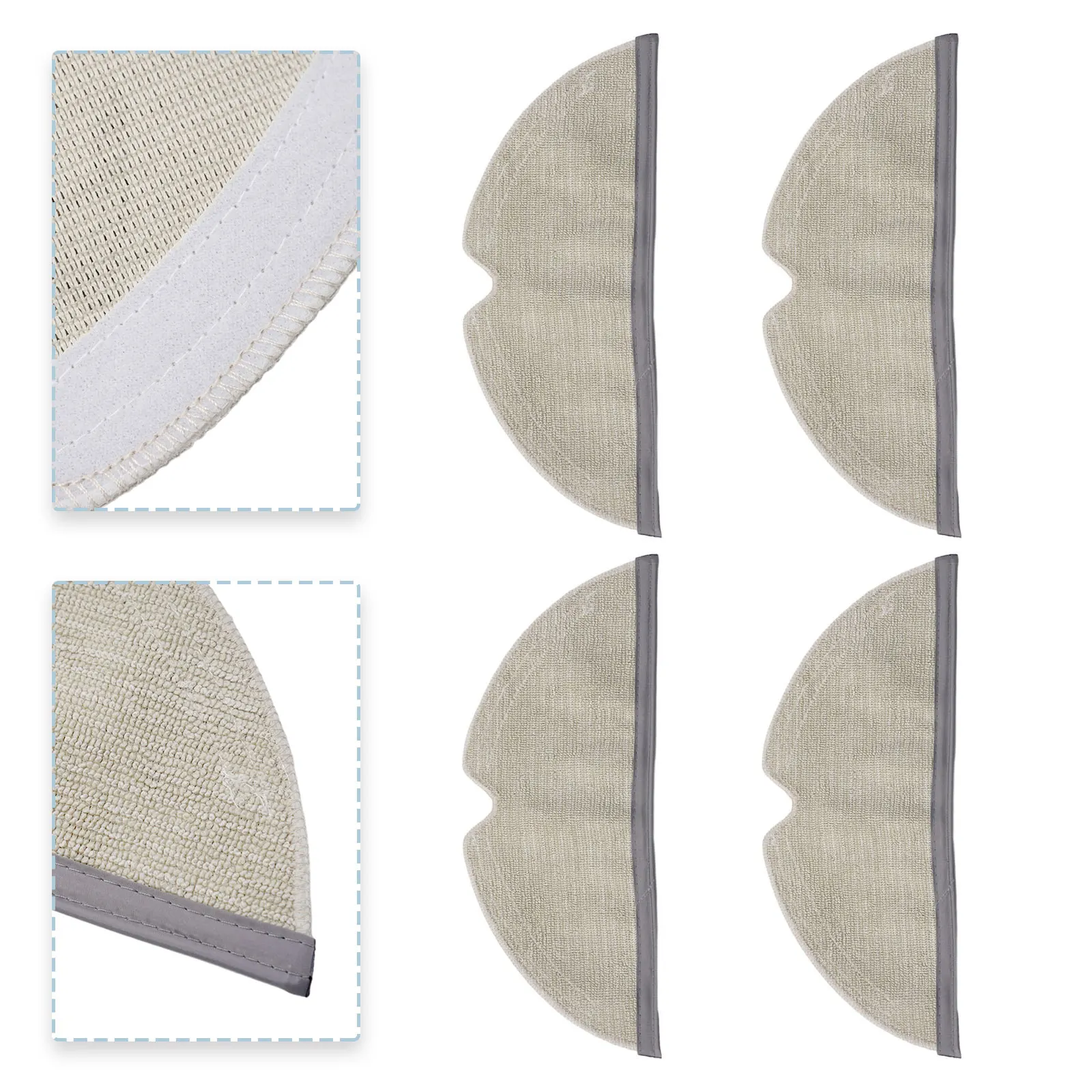 4pcs Microfibre Pads For Q8 MAX Plus Robot Vacuum Cleaner Parts Easily Removed Replaced Household Vacuum Cleaner Accessories
4pcs Microfibre Pads For Q8 MAX Plus Robot Vacuum Cleaner Parts Easily Removed Replaced Household Vacuum Cleaner Accessories