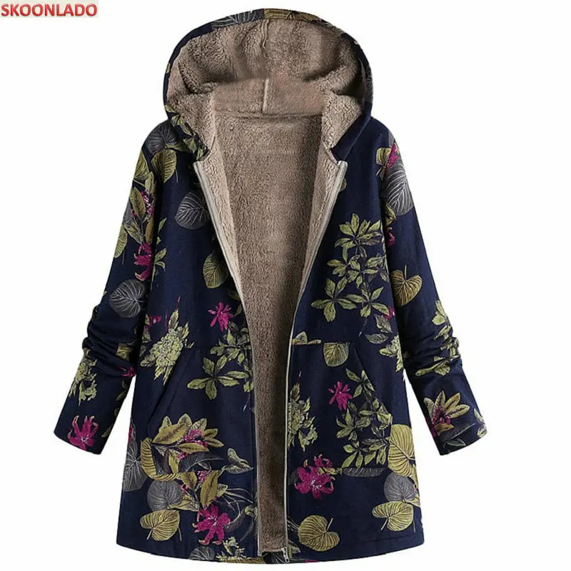 Women Winter Warm Coat Oversized S-5XL Cotton Printed Hooded Long Sleeve Vintage Tops Casual Loose Overcoat Outer Wear Oversizes
Women Winter Warm Coat Oversized S-5XL Cotton Printed Hooded Long Sleeve Vintage Tops Casual Loose Overcoat Outer Wear Oversizes
