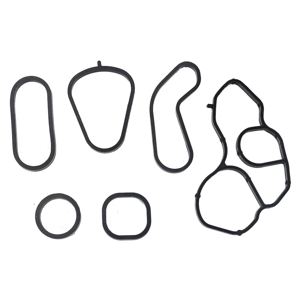 Fifter Housing Gaske COOLER GASKET SEAL Car Exterior Accessories 6pcs/set Black Cooler Housing Oil Filter Rubber
Fifter Housing Gaske COOLER GASKET SEAL Car Exterior Accessories 6pcs/set Black Cooler Housing Oil Filter Rubber