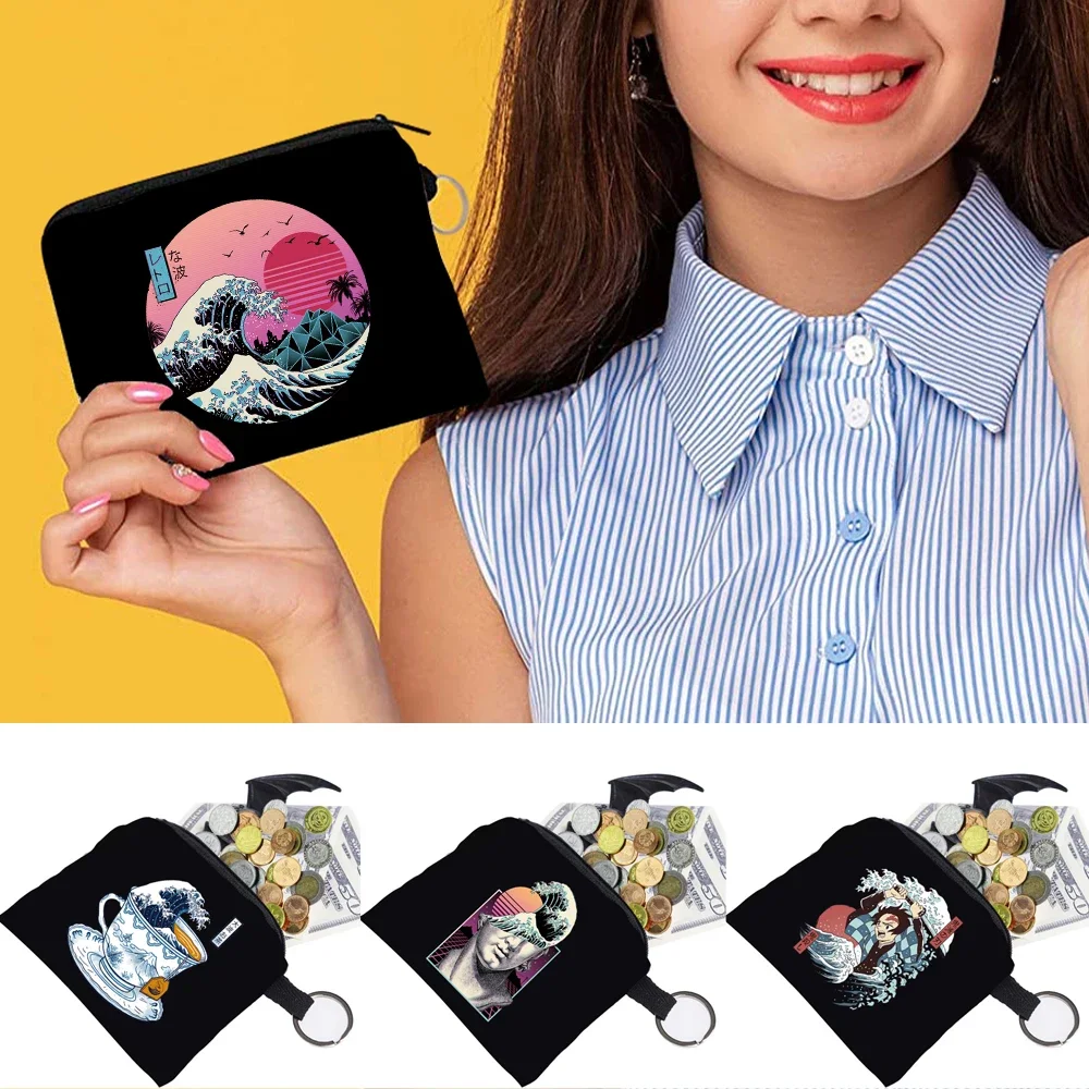 Woman Wallet Canvas Purse Card Key Purse Pouch Children Organizer Bag Zipper Coin Purse Card Holder Wave Pattern Series
Woman Wallet Canvas Purse Card Key Purse Pouch Children Organizer Bag Zipper Coin Purse Card Holder Wave Pattern Series
