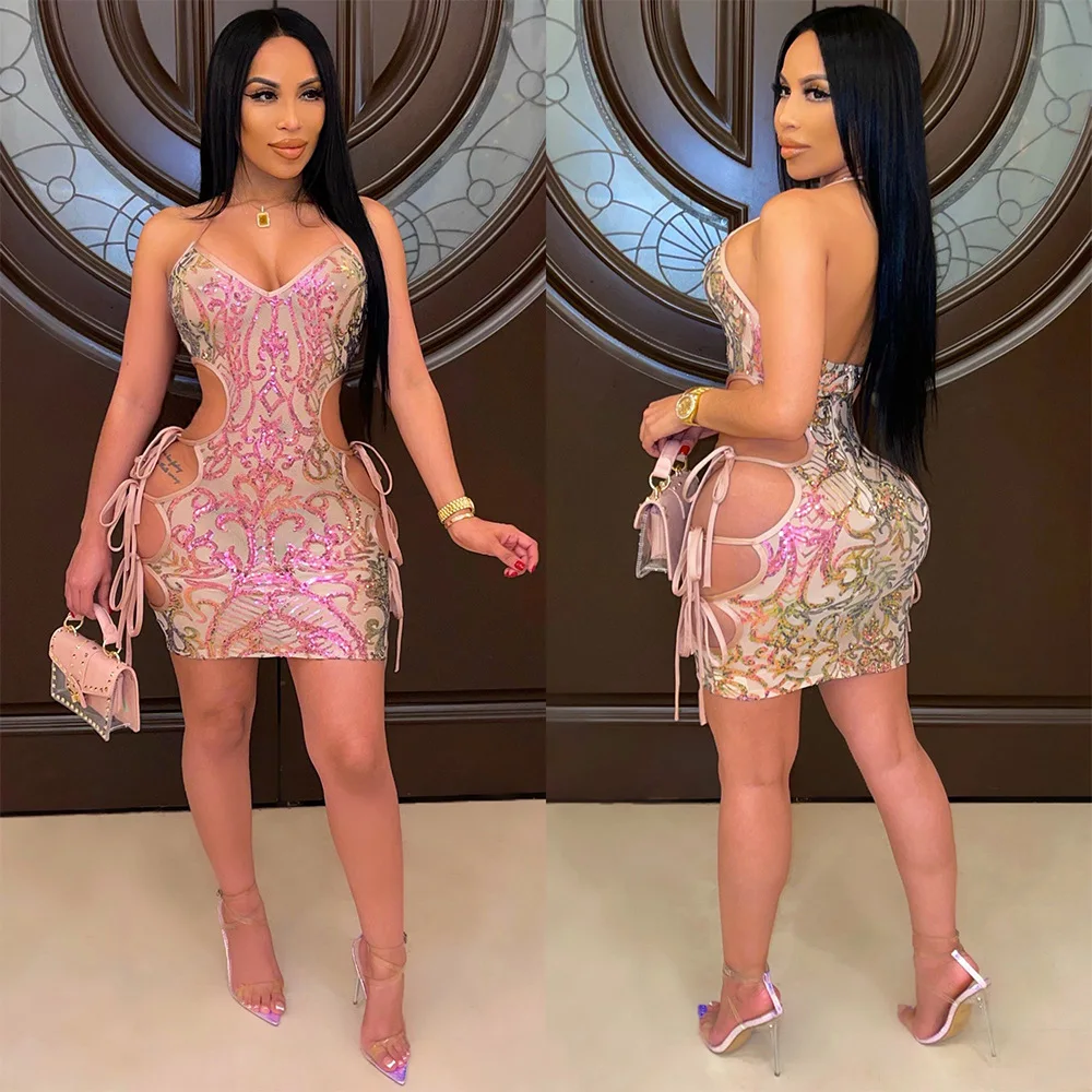 2023 Summer Fashion Women's Sexy Backless Strap Sleeveless Hip Bead Nightclub Party Dress
2023 Summer Fashion Women's Sexy Backless Strap Sleeveless Hip Bead Nightclub Party Dress