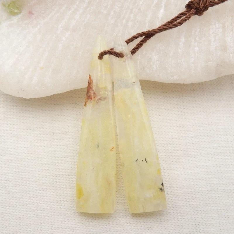 Natural Gemstone Yellow Opal Fashion women earrings bead,Semiprecious stone Jewelry36x8x4mm4g
Natural Gemstone Yellow Opal Fashion women earrings bead,Semiprecious stone Jewelry36x8x4mm4g