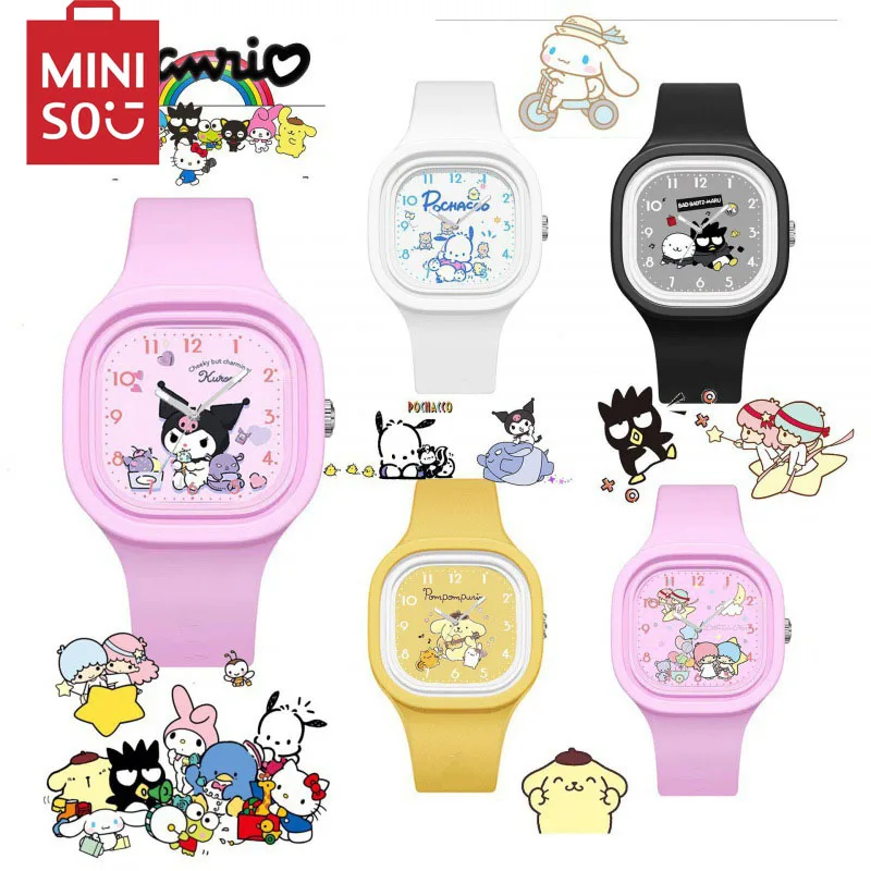 Sanrio Anime Hello Kitty Watch Cartoon Action Figure Kuromi Melody Kawaii Skin Silicone Student Wrist Watch Kids Birthday Gift
Sanrio Anime Hello Kitty Watch Cartoon Action Figure Kuromi Melody Kawaii Skin Silicone Student Wrist Watch Kids Birthday Gift