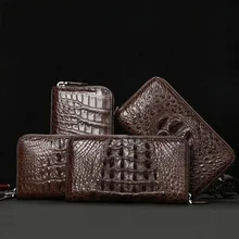 Genuine Leather Crocodile Wallet Clutch Wallet Men Luxury Alligator Purse Long Zipper Clutches Bag For Male Card Holder Wallet
Genuine Leather Crocodile Wallet Clutch Wallet Men Luxury Alligator Purse Long Zipper Clutches Bag For Male Card Holder Wallet