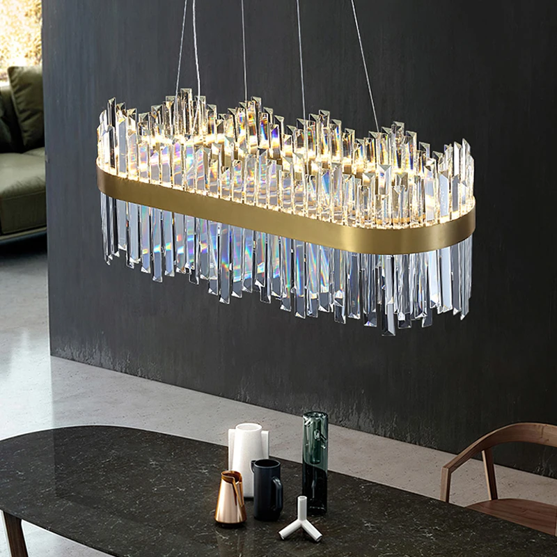 Modern Living Room Chandeliesr Luxury LED Crystal Pendant Lamp Living Room Light Luxury Main Lamp Restaurant Fixture
Modern Living Room Chandeliesr Luxury LED Crystal Pendant Lamp Living Room Light Luxury Main Lamp Restaurant Fixture