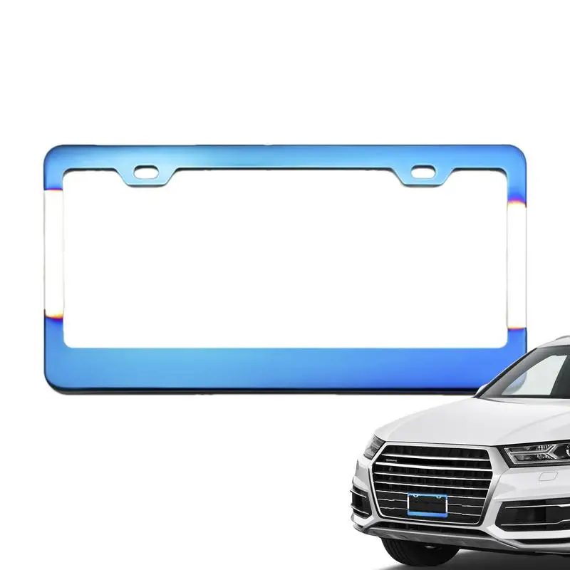 

Venice Metal License Plate Frame Durable & Rust Proof Mount Number Plate Bracket Car Tag Holder Exterior Accessories For Auto