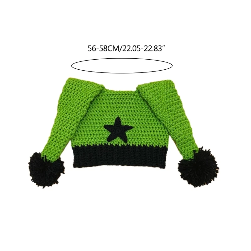 Popular Female Hat Knitting Beanie Hat Novelty Clown Hat Y2K Women Winter Hat Girls Hat Woolen Yarn Strip Drop Shipping
Popular Female Hat Knitting Beanie Hat Novelty Clown Hat Y2K Women Winter Hat Girls Hat Woolen Yarn Strip Drop Shipping