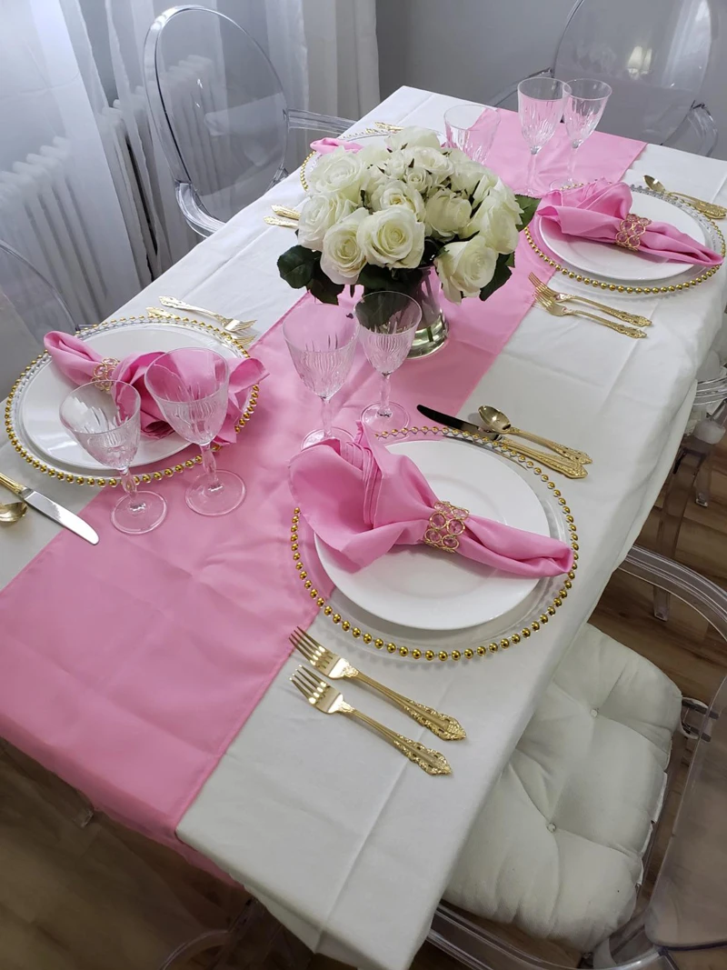 100Pieces Clear Plastic Charger Plates with Gold Beads Rim Acrylic Decorative Service Plate
100Pieces Clear Plastic Charger Plates with Gold Beads Rim Acrylic Decorative Service Plate