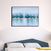 Beautiful Scenery Blue Lakeside Trees Wall Decor No Framed Hand-painted Abstract Oil Painting On Canvas Home Decoration For Room
Beautiful Scenery Blue Lakeside Trees Wall Decor No Framed Hand-painted Abstract Oil Painting On Canvas Home Decoration For Room
