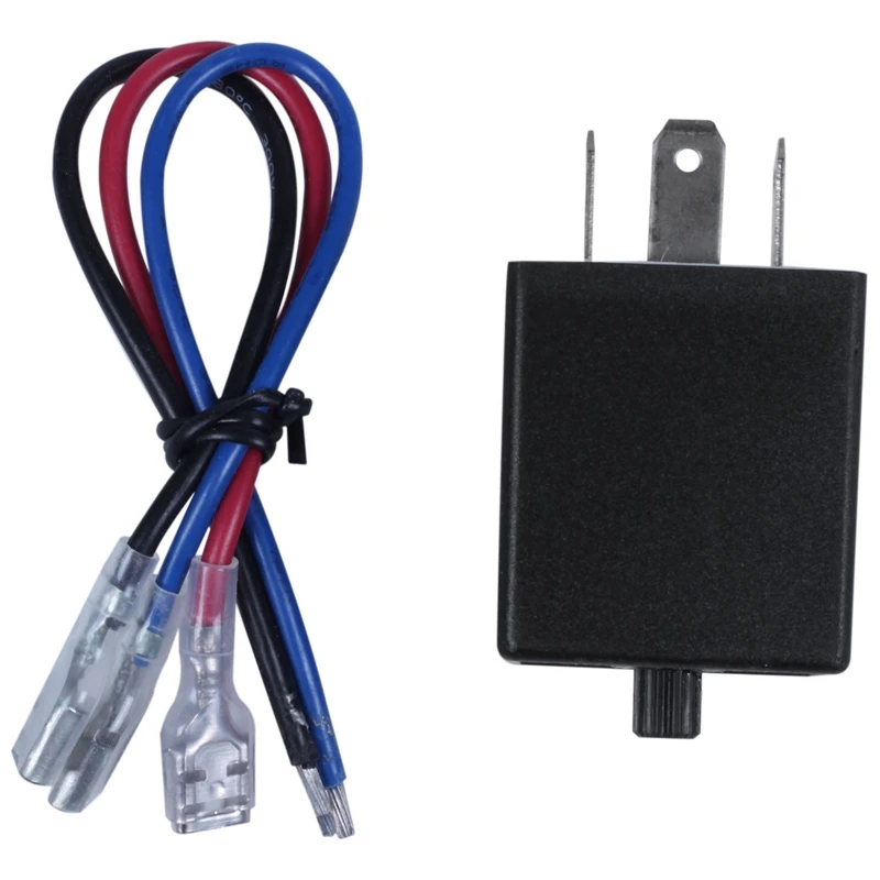 Motorcycle 3 Pin Adjustable Electronic Led Flasher Relay For Car Turn Signal Blinker Light
Motorcycle 3 Pin Adjustable Electronic Led Flasher Relay For Car Turn Signal Blinker Light