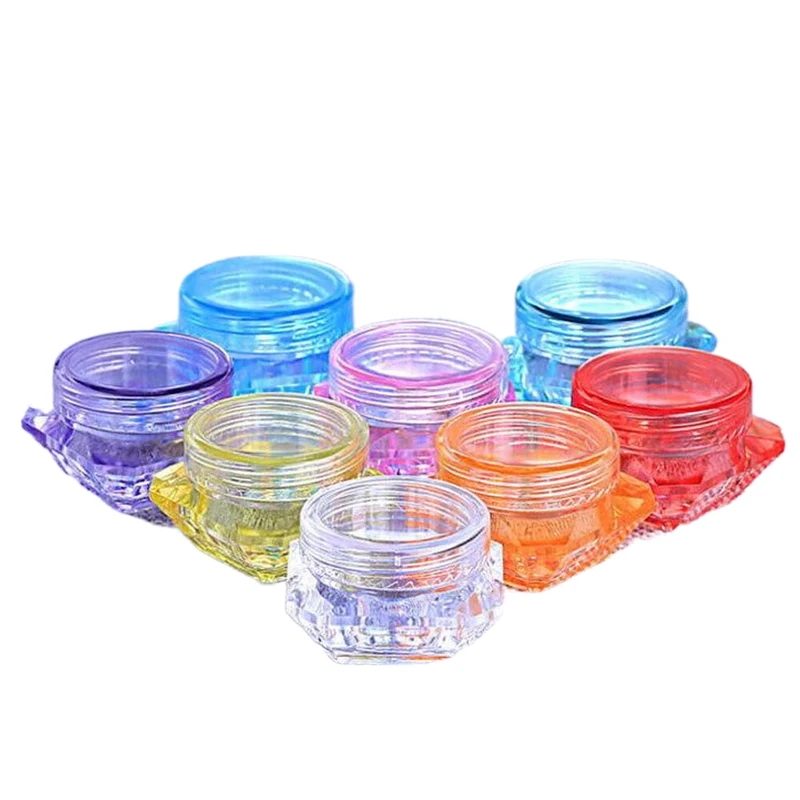 10Pcs 3g 5g Diamond-shape Face Cream Jars Empty Makeup Containers Plastic Clear Pots Sample Bottles Nails Powder Storage Boxes
10Pcs 3g 5g Diamond-shape Face Cream Jars Empty Makeup Containers Plastic Clear Pots Sample Bottles Nails Powder Storage Boxes