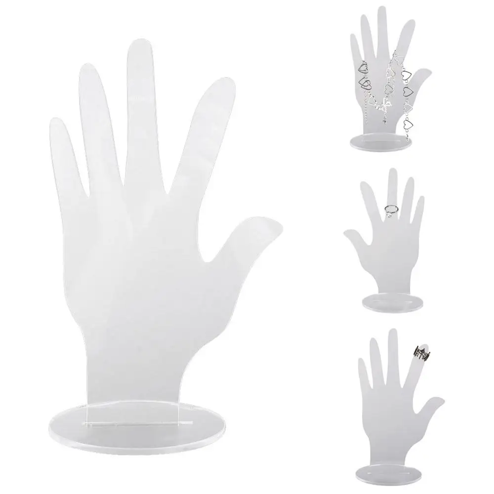 Useful Ornament Hand Shape Fashion Clear Acrylic Bracelet Holder Ring Display Stand Bangle Organizer Jewelry Display Rack
Useful Ornament Hand Shape Fashion Clear Acrylic Bracelet Holder Ring Display Stand Bangle Organizer Jewelry Display Rack