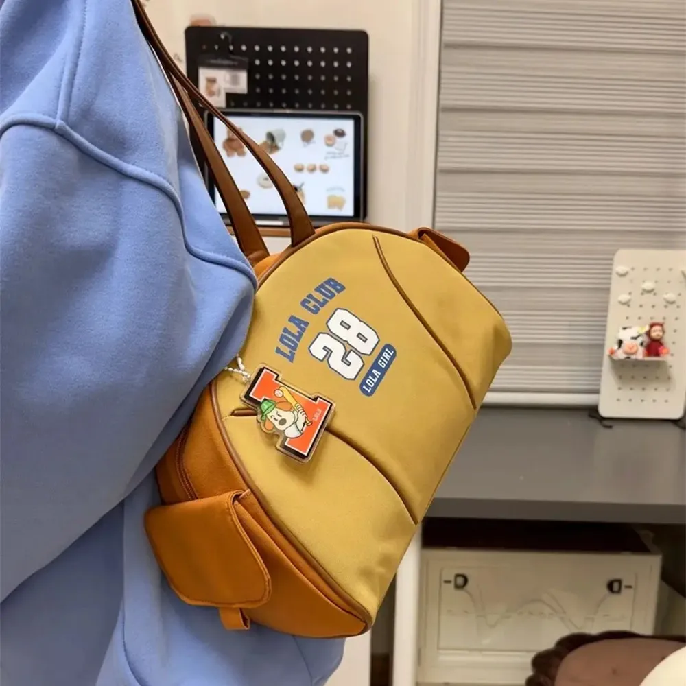 

Винтажная американская бейсбольная Сумка-тоут, сумки на плечо, Женская сумочка, вместительная сумка для хранения, модный кошелек