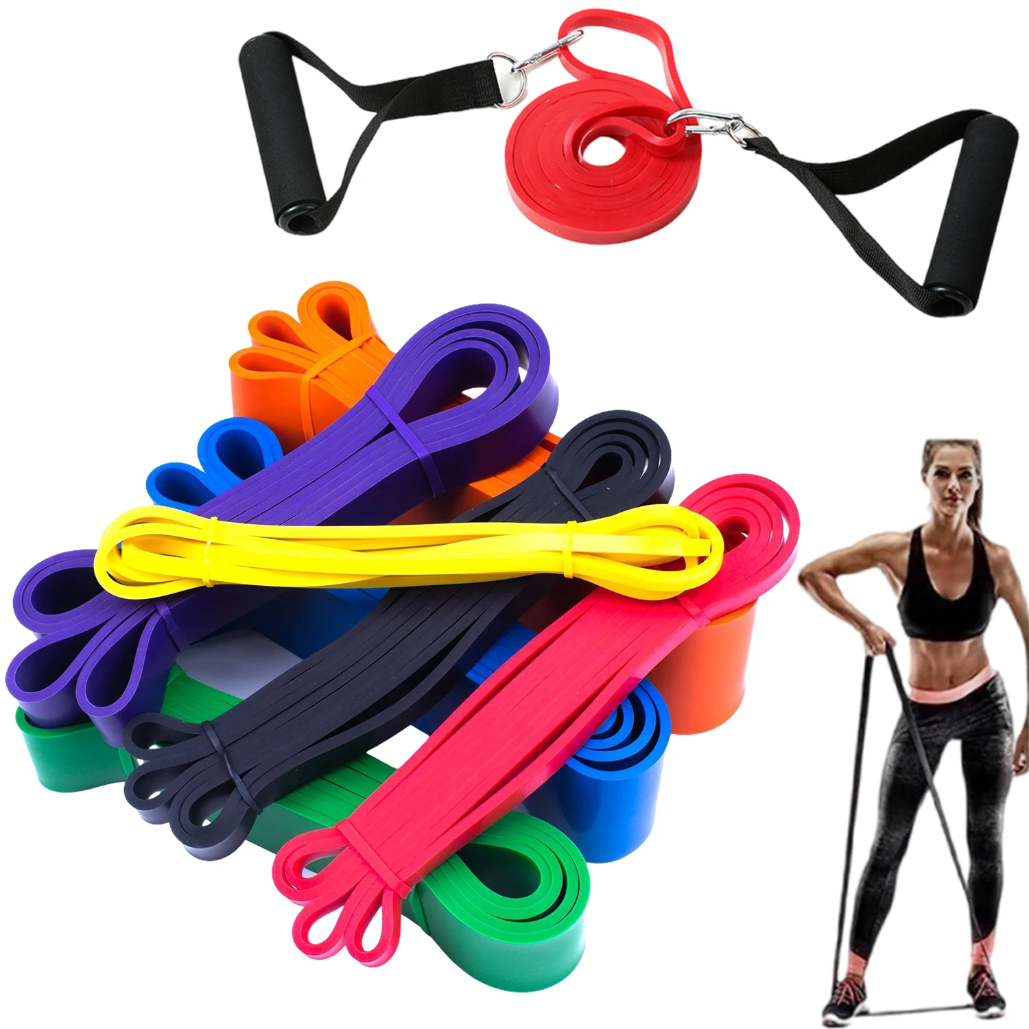 Elastic Resistance Bands,Sports Shaping Draw Bands,Fitness Exercise Assistance Stretch Dynaband Workout for Men,Women,Home Gym
Elastic Resistance Bands,Sports Shaping Draw Bands,Fitness Exercise Assistance Stretch Dynaband Workout for Men,Women,Home Gym