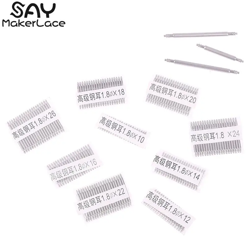 20PCS Stainless Steel Spring Bar 1.8MM Watchbands Repair Tool Silver Metal 10-26mm Strap Link Pin Accessories
20PCS Stainless Steel Spring Bar 1.8MM Watchbands Repair Tool Silver Metal 10-26mm Strap Link Pin Accessories