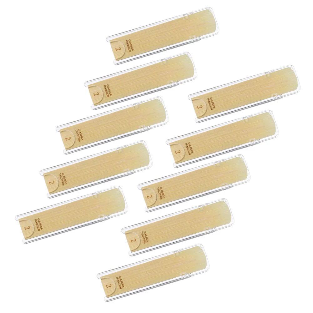 10PCS Alto Saxophone Reeds Full Size Strengths 1.0 1.5 2.0 2.5 3.0 3.5 Woodwind For Sax Instrument Accessories
10PCS Alto Saxophone Reeds Full Size Strengths 1.0 1.5 2.0 2.5 3.0 3.5 Woodwind For Sax Instrument Accessories