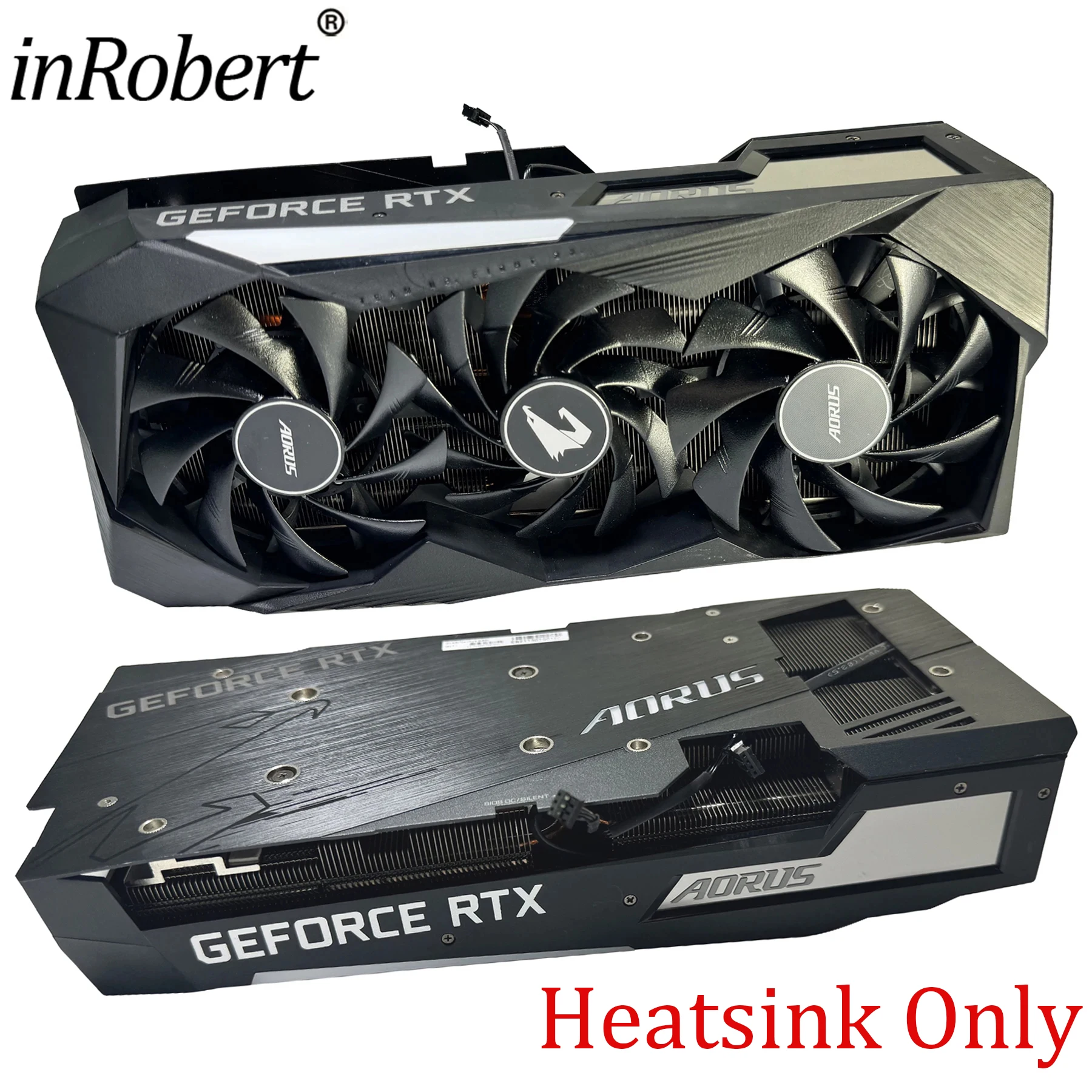 

Heatsink Video Card Fan For Gigabyte AORUS GeForce RTX 3070 MASTER Graphics Card Radiator with backplate