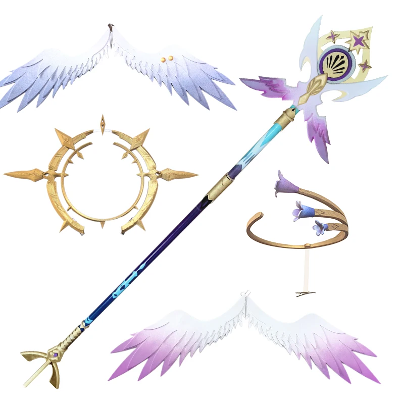 Robin Honkai Star Rail Costume Weapon Game Accessories Cosplay feather Headwear Flower Halo Prop Hairpins Halloween Party Staff
Robin Honkai Star Rail Costume Weapon Game Accessories Cosplay feather Headwear Flower Halo Prop Hairpins Halloween Party Staff