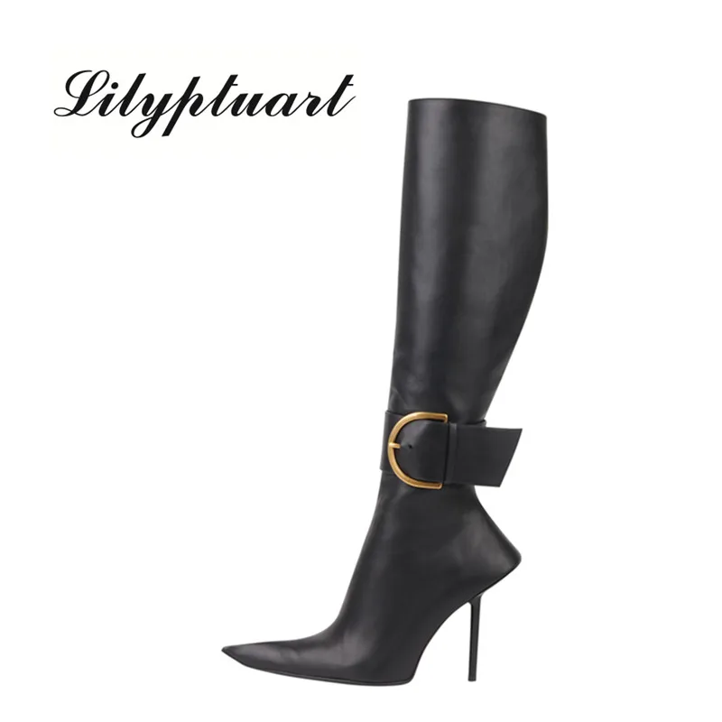New Women's Shoes Sexy Stiletto Heels Pointed Zipper Dress Party Party Luxury Ladies Shoes Knee High Boots Size 43 Women Shoes
New Women's Shoes Sexy Stiletto Heels Pointed Zipper Dress Party Party Luxury Ladies Shoes Knee High Boots Size 43 Women Shoes