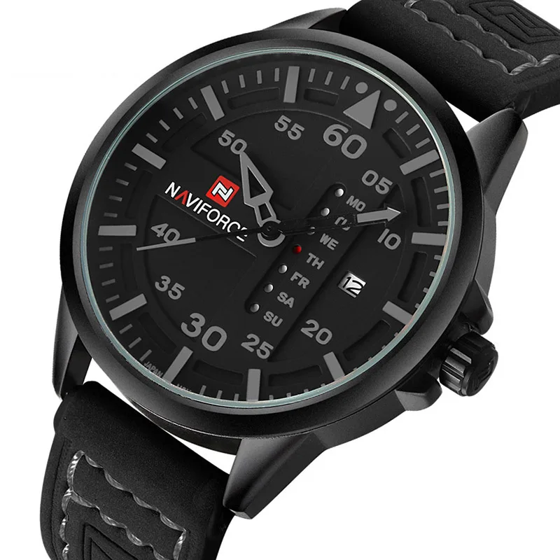 NAVIFORCE Luxury Brand Mens Watches Fashion Casual Leather Band Sports Quartz WristWatch Calendar Waterproof Clock Male Watch
NAVIFORCE Luxury Brand Mens Watches Fashion Casual Leather Band Sports Quartz WristWatch Calendar Waterproof Clock Male Watch