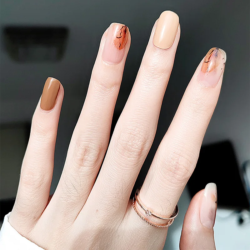Soft nail sticker, new Chinese style orange nail sticker patch, waterproof and long-lasting wear nail sticker
Soft nail sticker, new Chinese style orange nail sticker patch, waterproof and long-lasting wear nail sticker