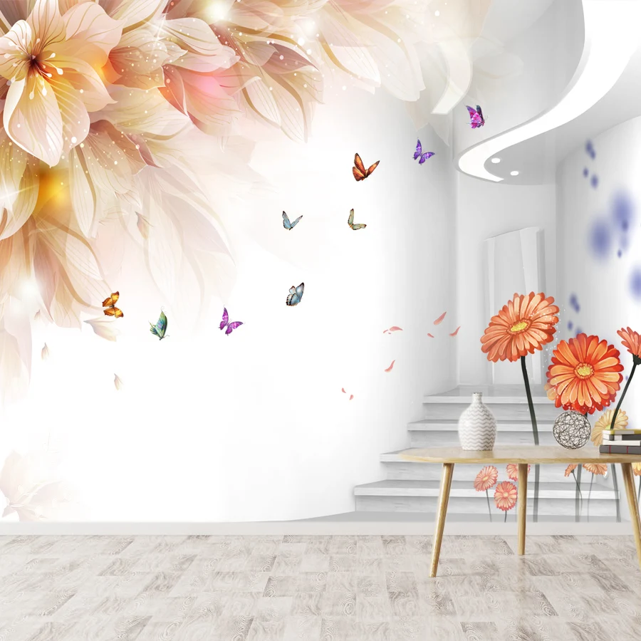 

Contact Paper Removable Peel and Stick Wallpapers Accept for Living Room Walls Papers Home Decor 3d Panel Interior Floral Murals